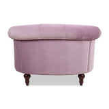 Upholstered Accent Chair with Rolled Arms and Nailhead Trim