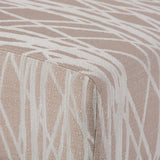 Upholstered Armless Accent Chair with Solid Wood Legs