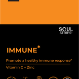 Soul Strips Immune Vegan Sugar Free Orange Flavor 30 Strips