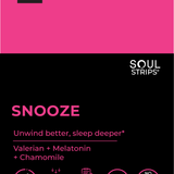 Soul Strips Snooze Vegan Sugar Free Cranberry Flavor 30 Strips