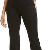 Style & Co Women's Ella Pull-On Bootcut Jeans Black Size Small