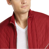 INC International Concepts Men's Burton Quilted Jacket Wine Size X-Large