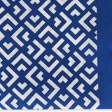 Alfani Men's Geo Silk Pocket Square Navy Size Regular