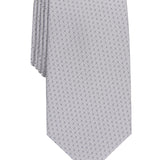 Perry Ellis Men's Starlite Neat Tie Silver Size Regular