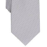 Perry Ellis Men's Starlite Neat Tie Silver Size Regular