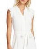 Cece Women's Pleated Jumpsuit Natural Size 0