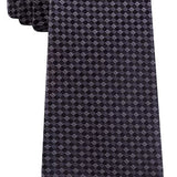 Kenneth Cole Reaction Men's Micro Checkerboard Slim Tie Gray Size Regular