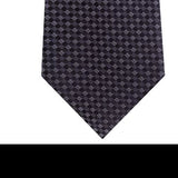 Kenneth Cole Reaction Men's Micro Checkerboard Slim Tie Gray Size Regular