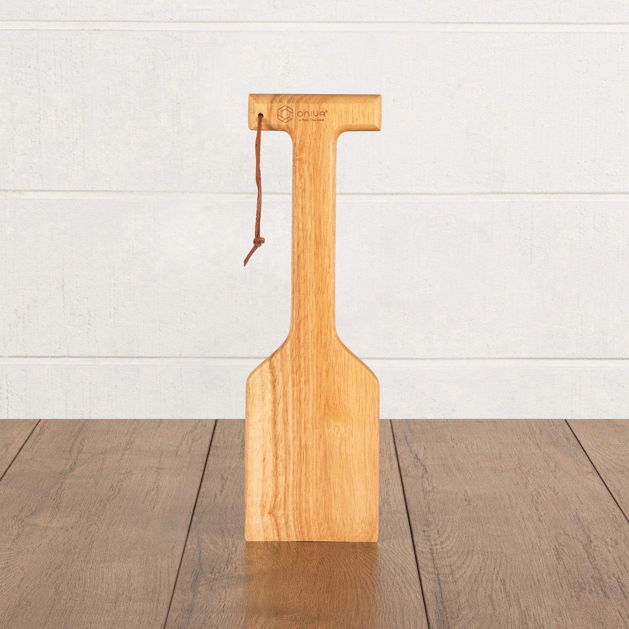 Hardwood Bbq Grill Scraper With Bottle Opener