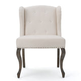 Valsa Upholstered Accent Chair with Nailhead Trim and Wing Back