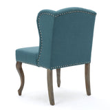 Valsa Upholstered Accent Chair with Nailhead Trim and Wing Back