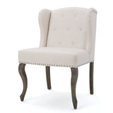 Valsa Upholstered Accent Chair with Nailhead Trim and Wing Back