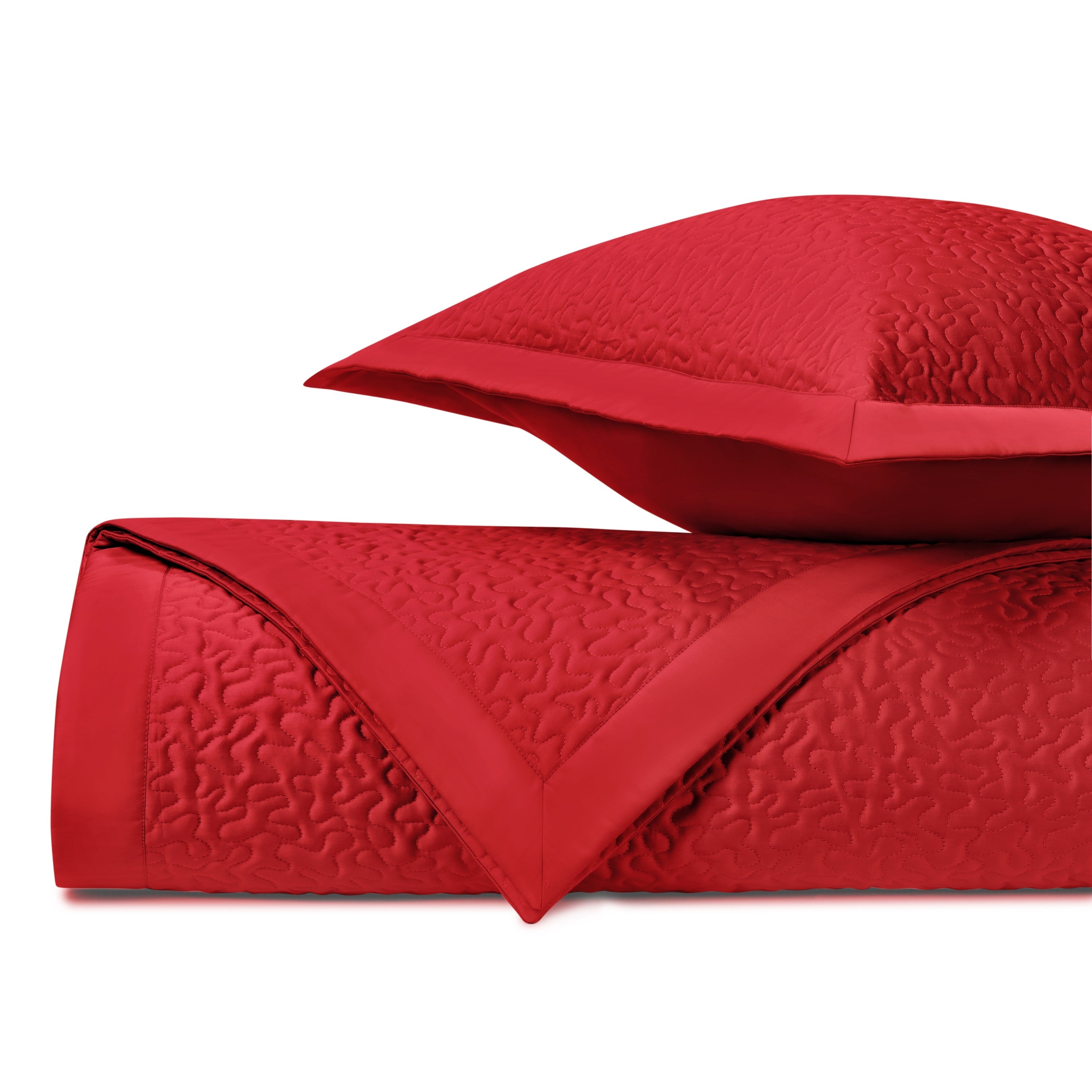 Vermicelli Quilted Coverlet Set
