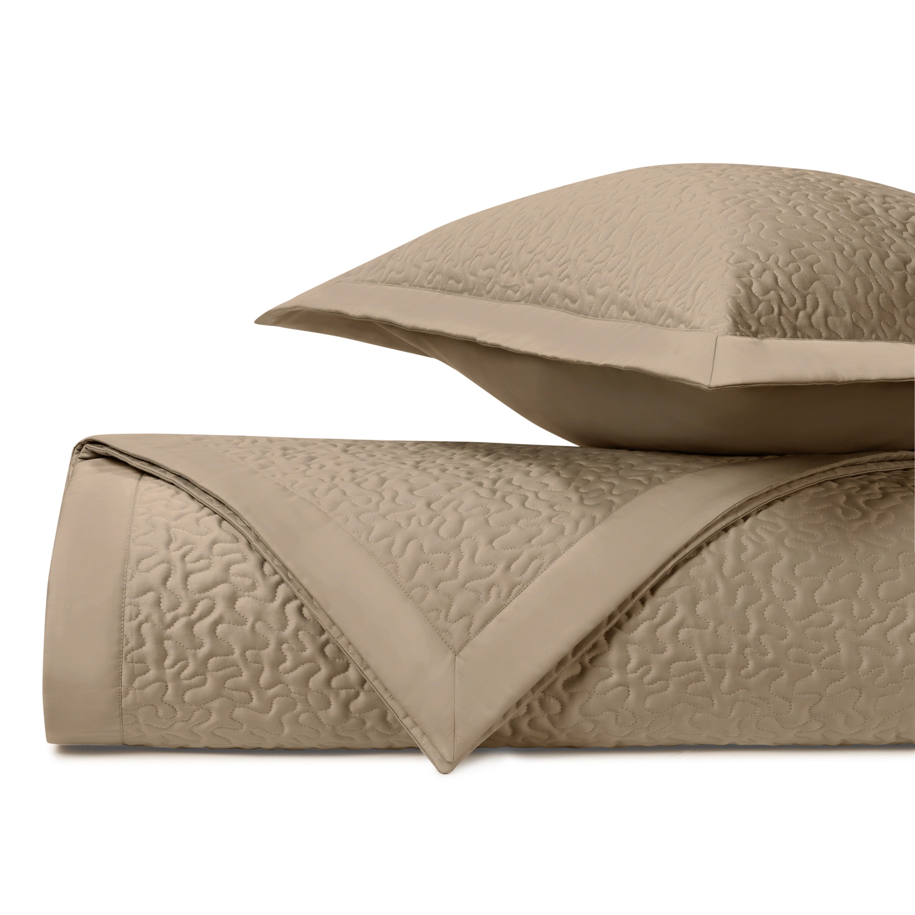 Vermicelli Quilted Coverlet (euro) Set