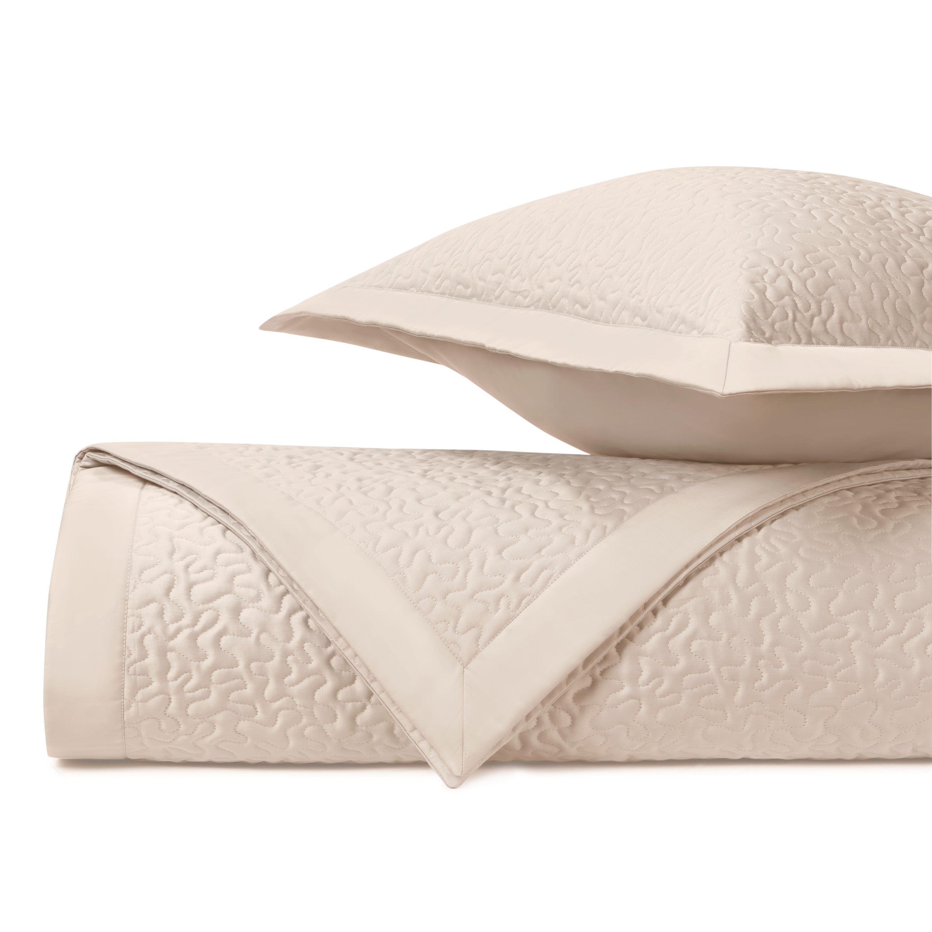 Vermicelli Quilted Coverlet Set