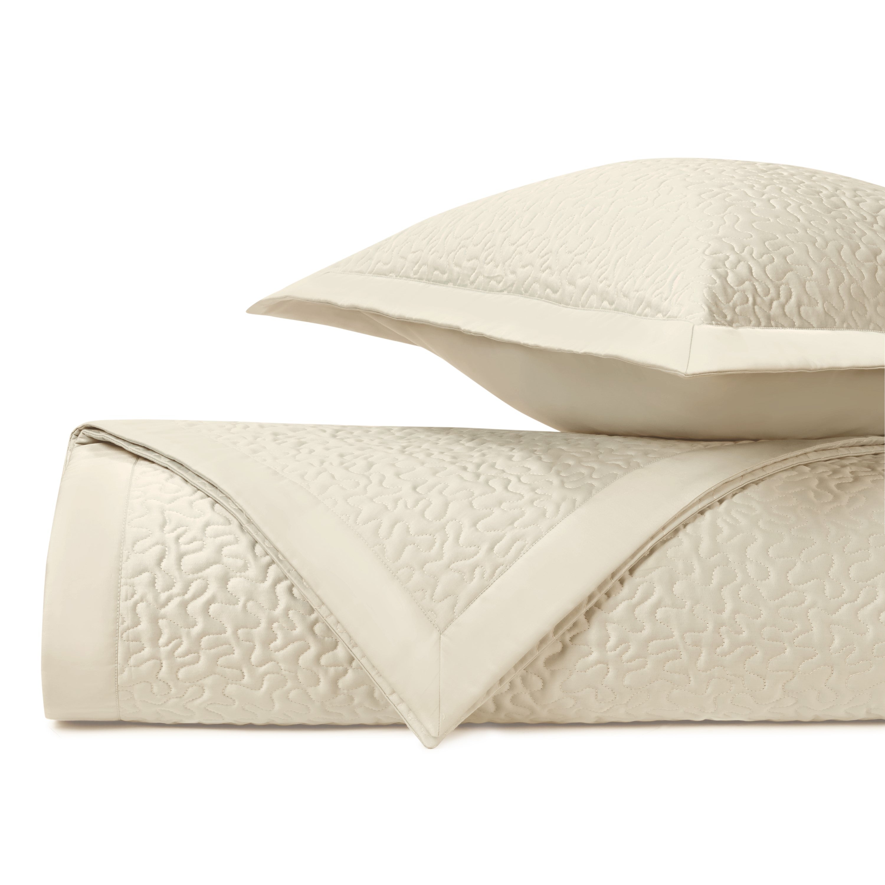 Vermicelli Quilted Coverlet Set