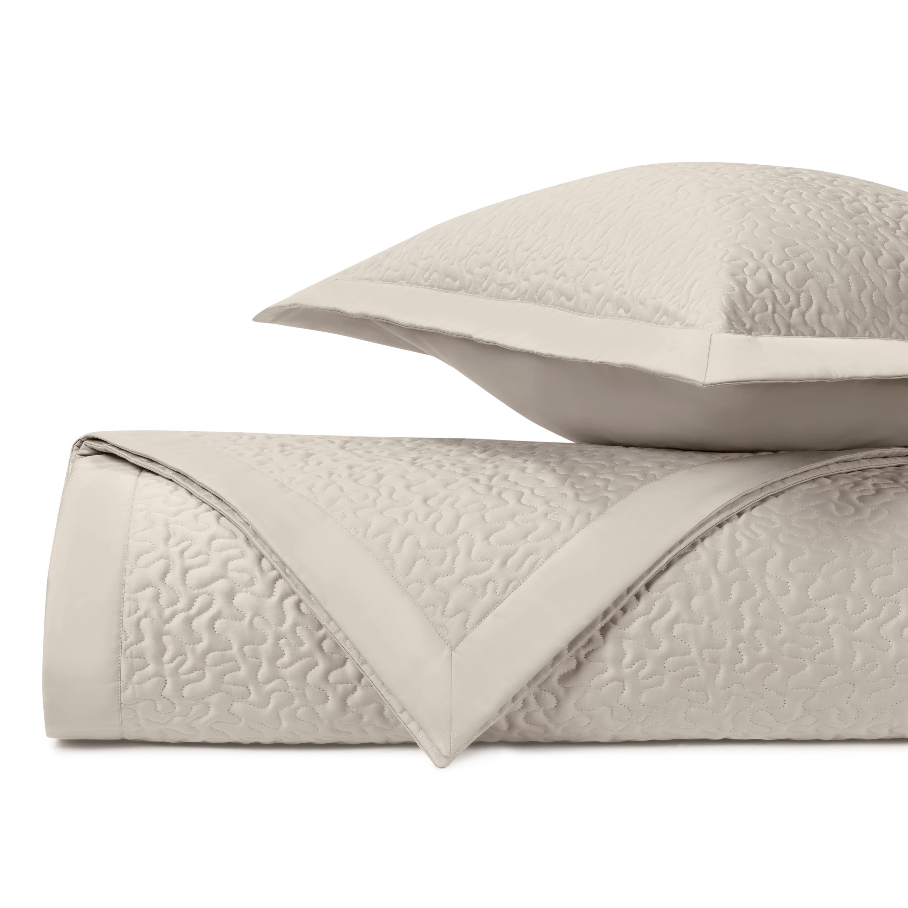 Vermicelli Quilted Coverlet (euro) Set