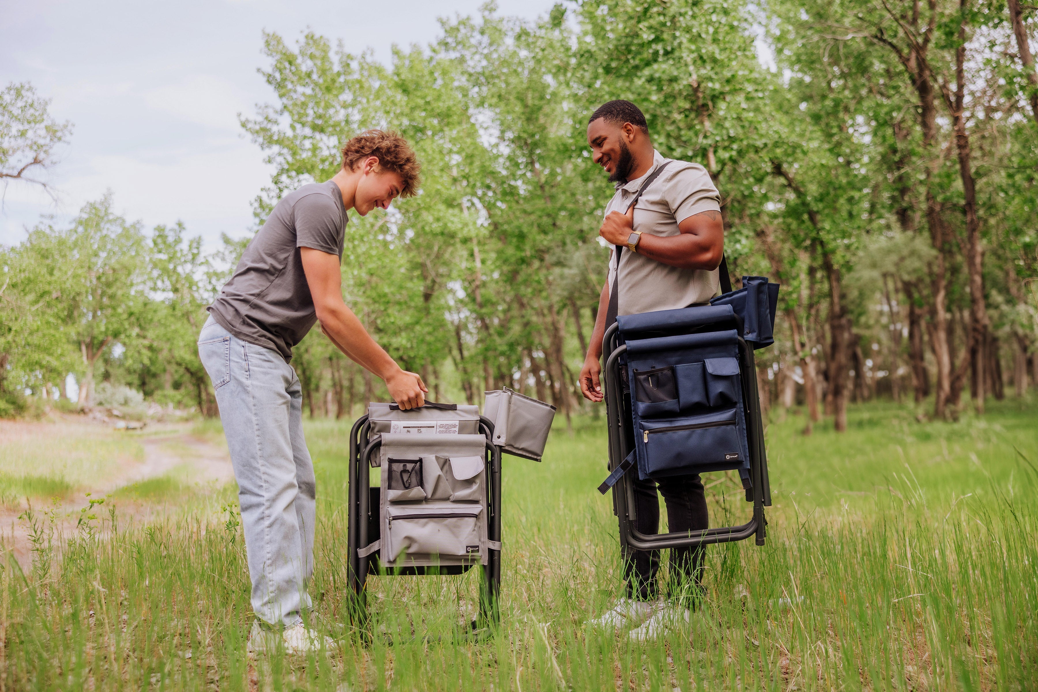 Purple Sports Chair With Side Table
