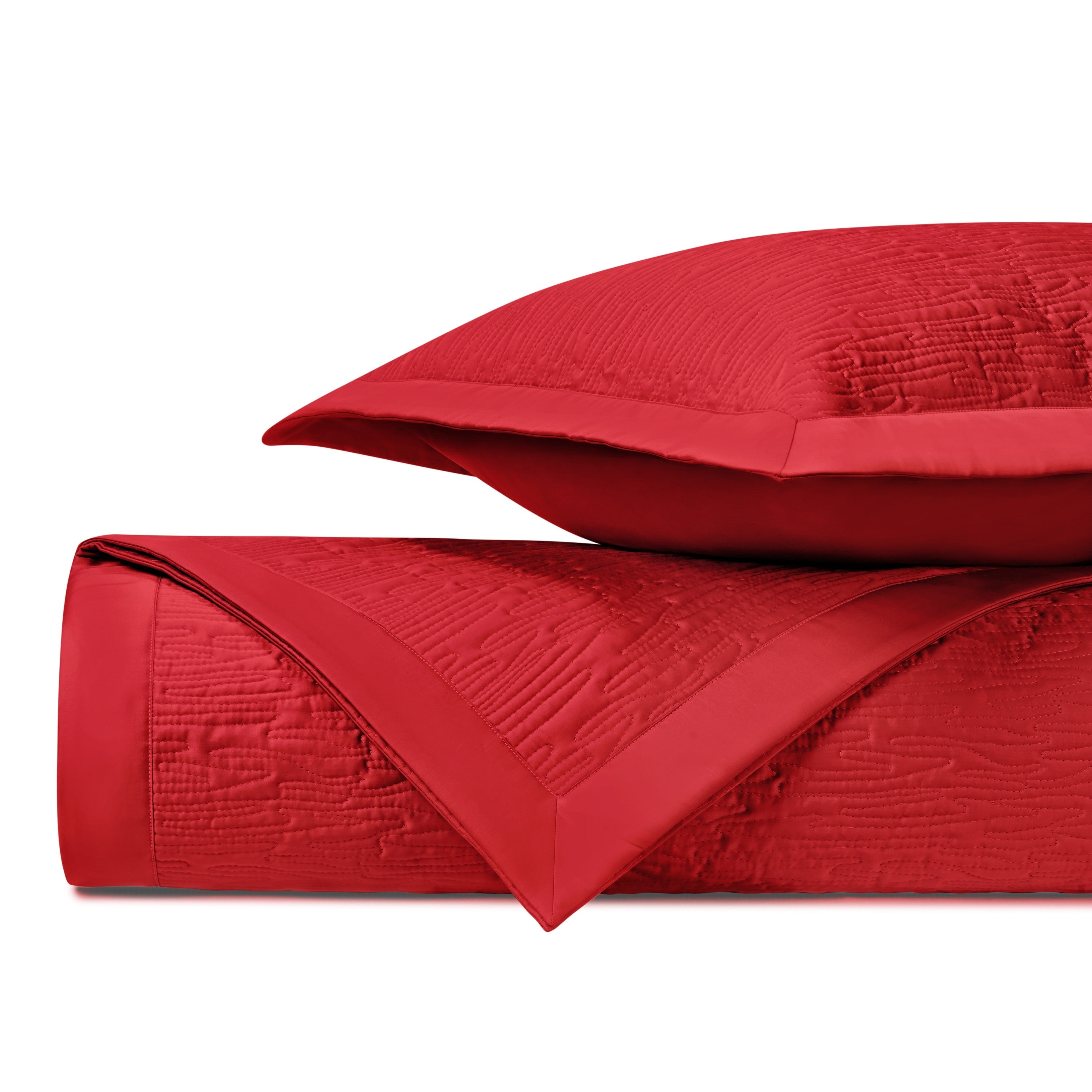 Wave Quilted Coverlet
