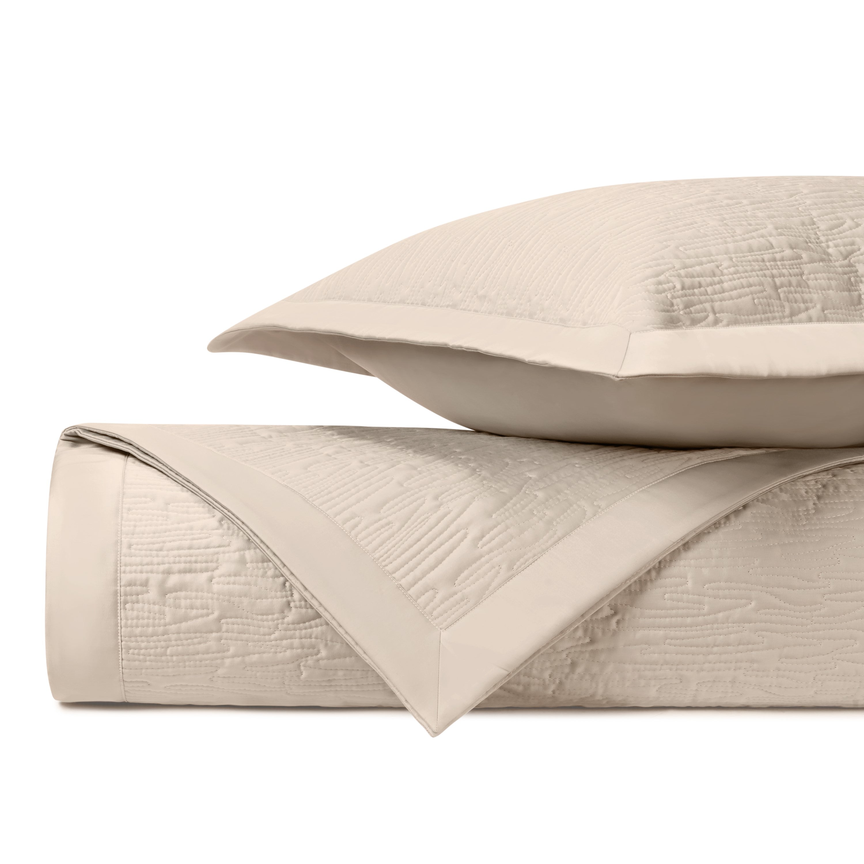 Wave Quilted Coverlet