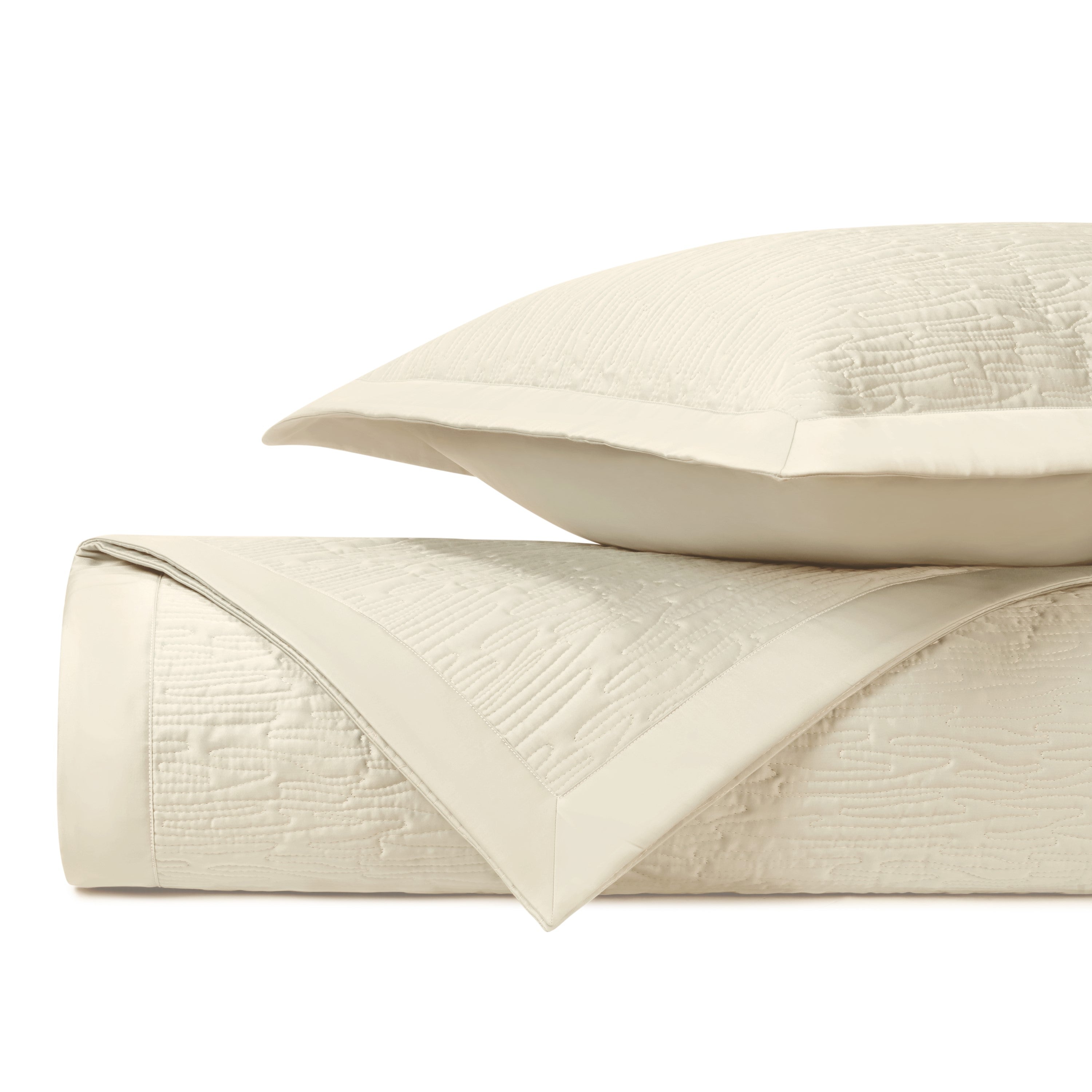 Wave Quilted Coverlet