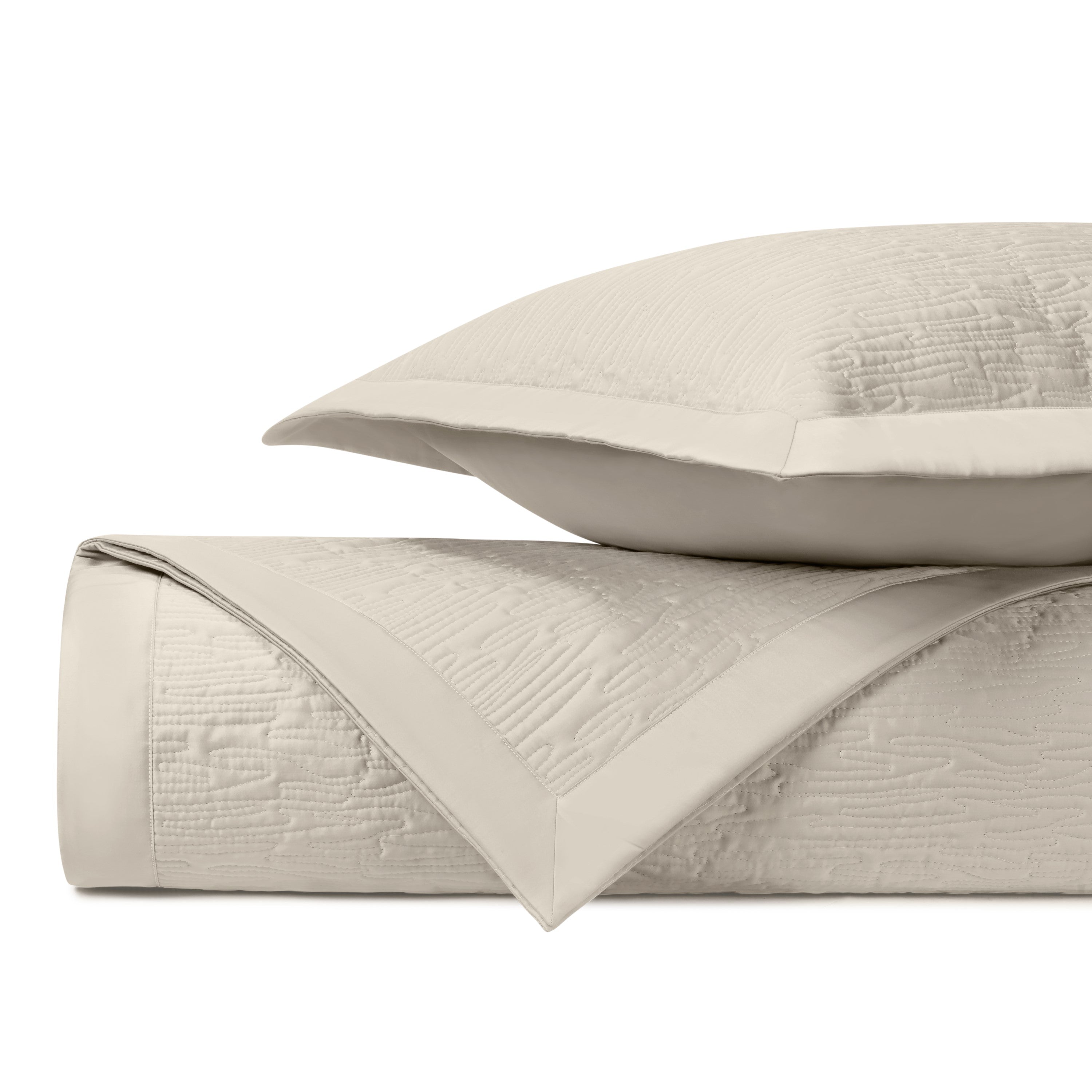 Wave Quilted Coverlet