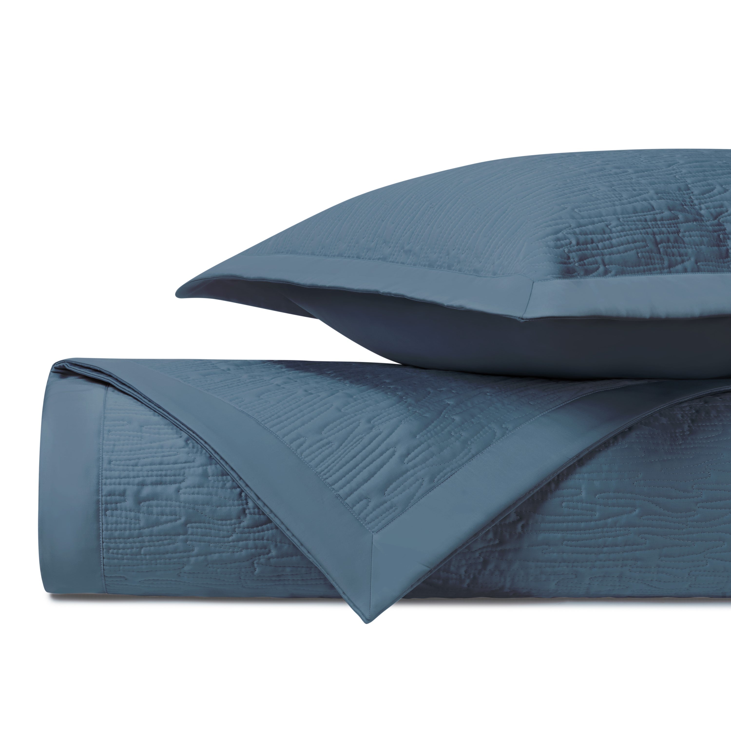 Wave Quilted Coverlet