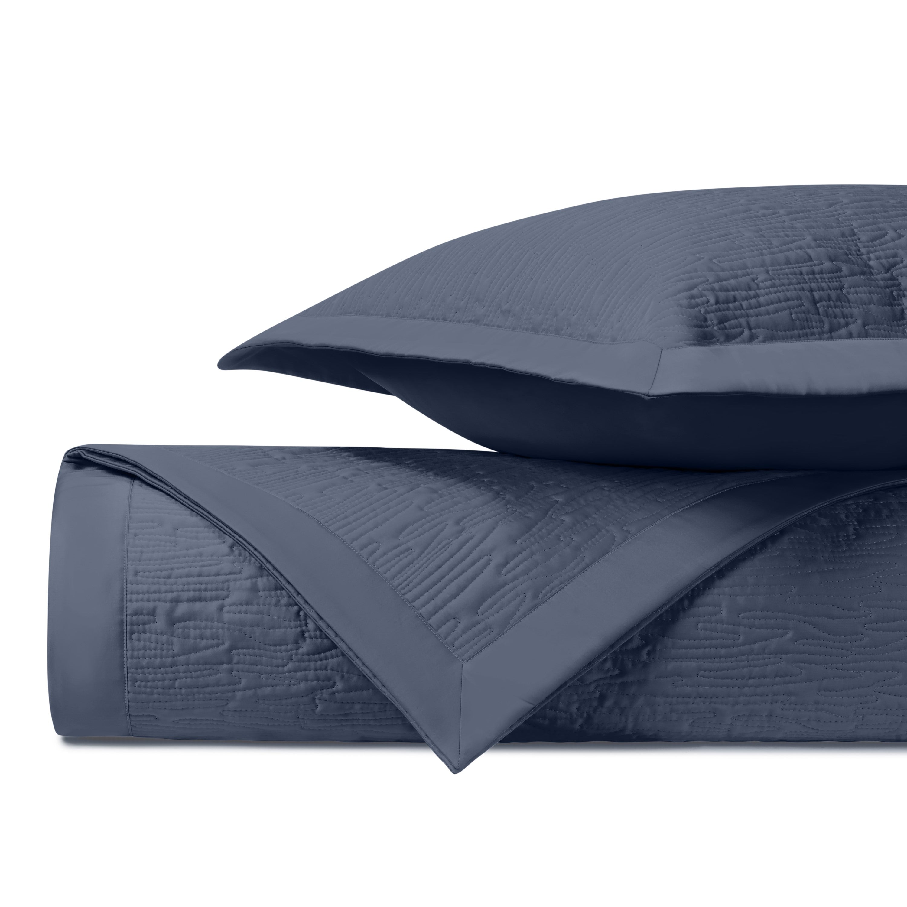 Wave Quilted Coverlet