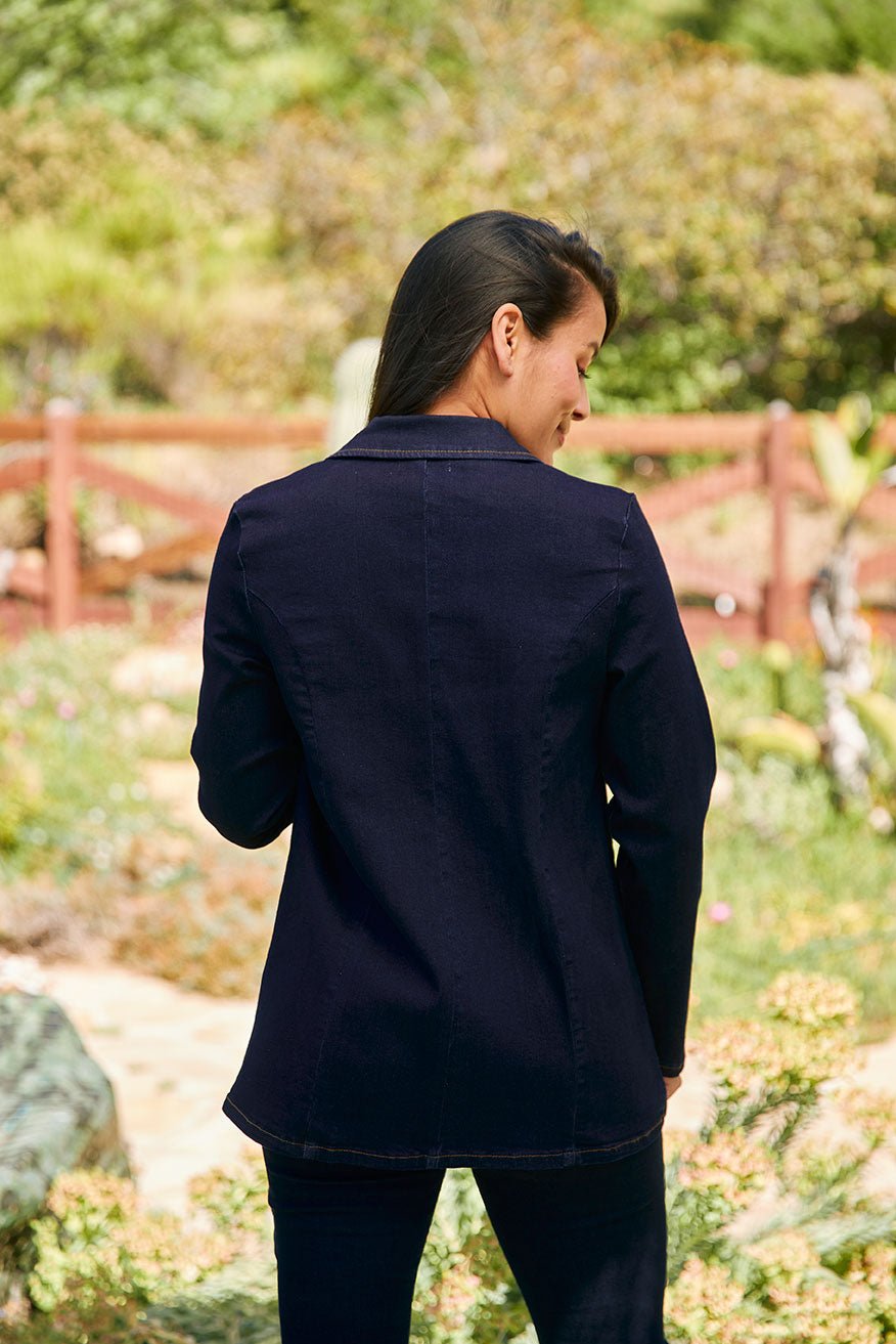 Westport Double Breasted Denim Blazer