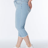 Westport Signature Basic Capri Pants with Frey Hem - Plus