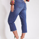 Westport Signature Basic Capri Pants with Frey Hem - Plus