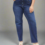 Westport Signature Straight Leg Denim Jeans - Plus