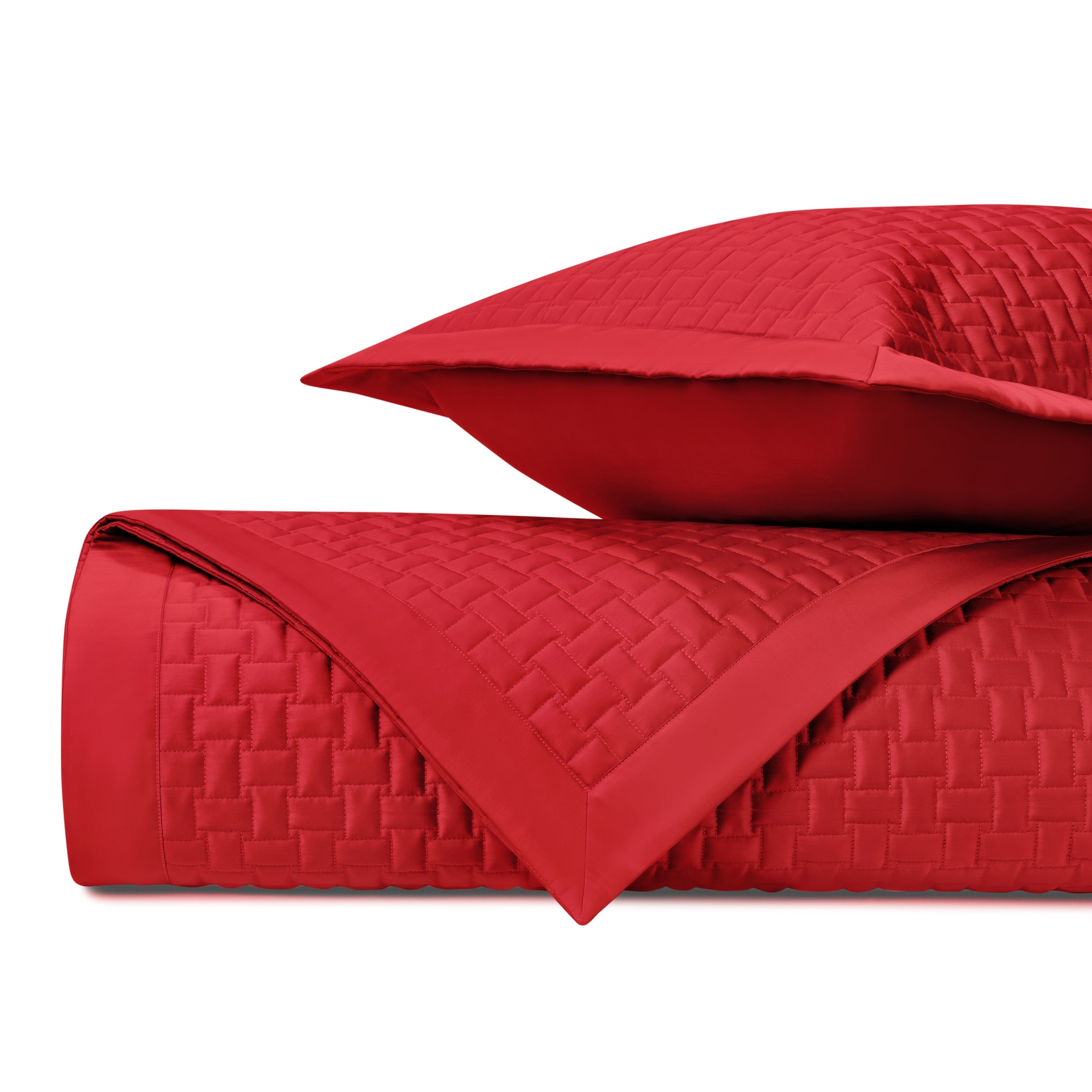 Wicker Quilted Coverlet Set
