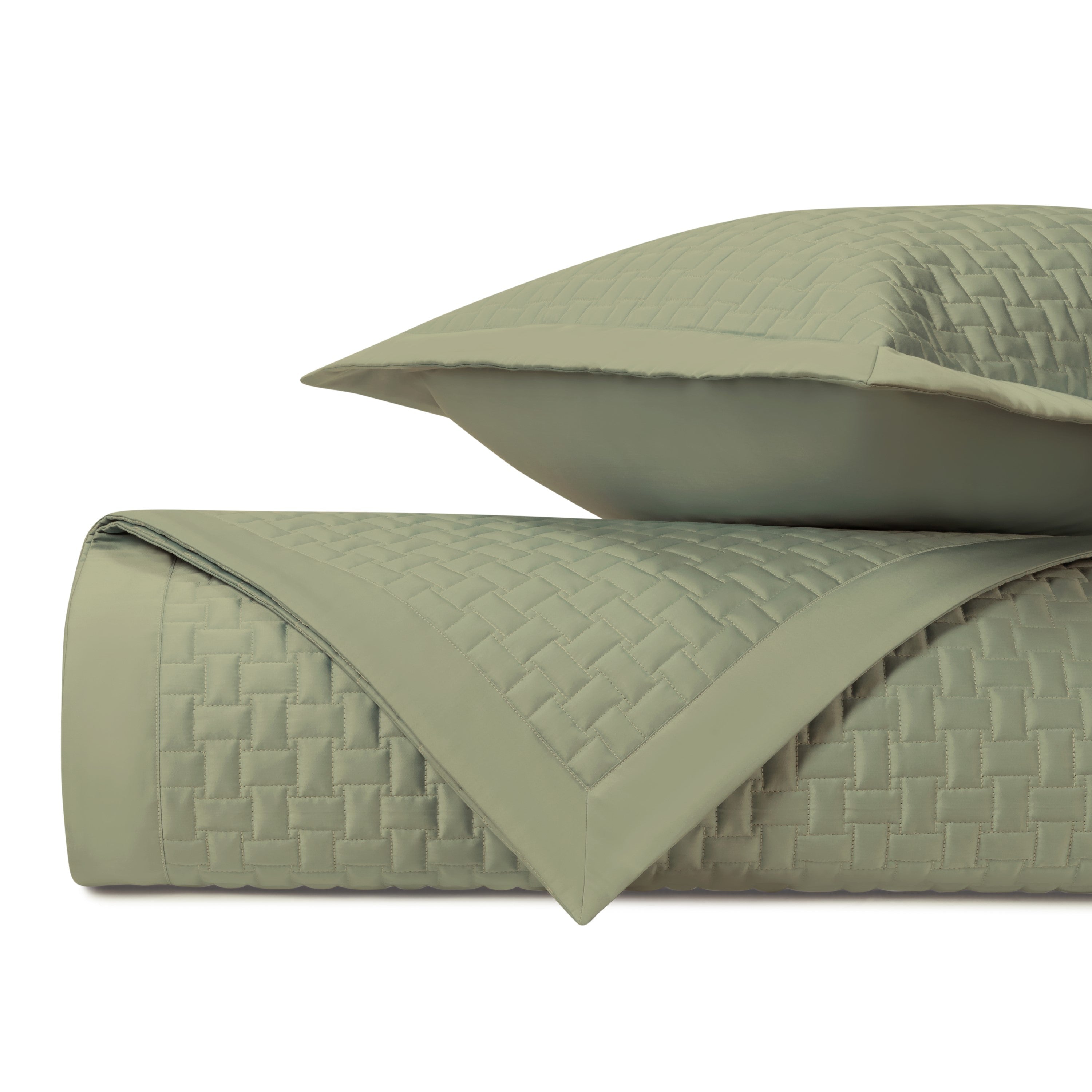 Wicker Quilted Coverlet Set