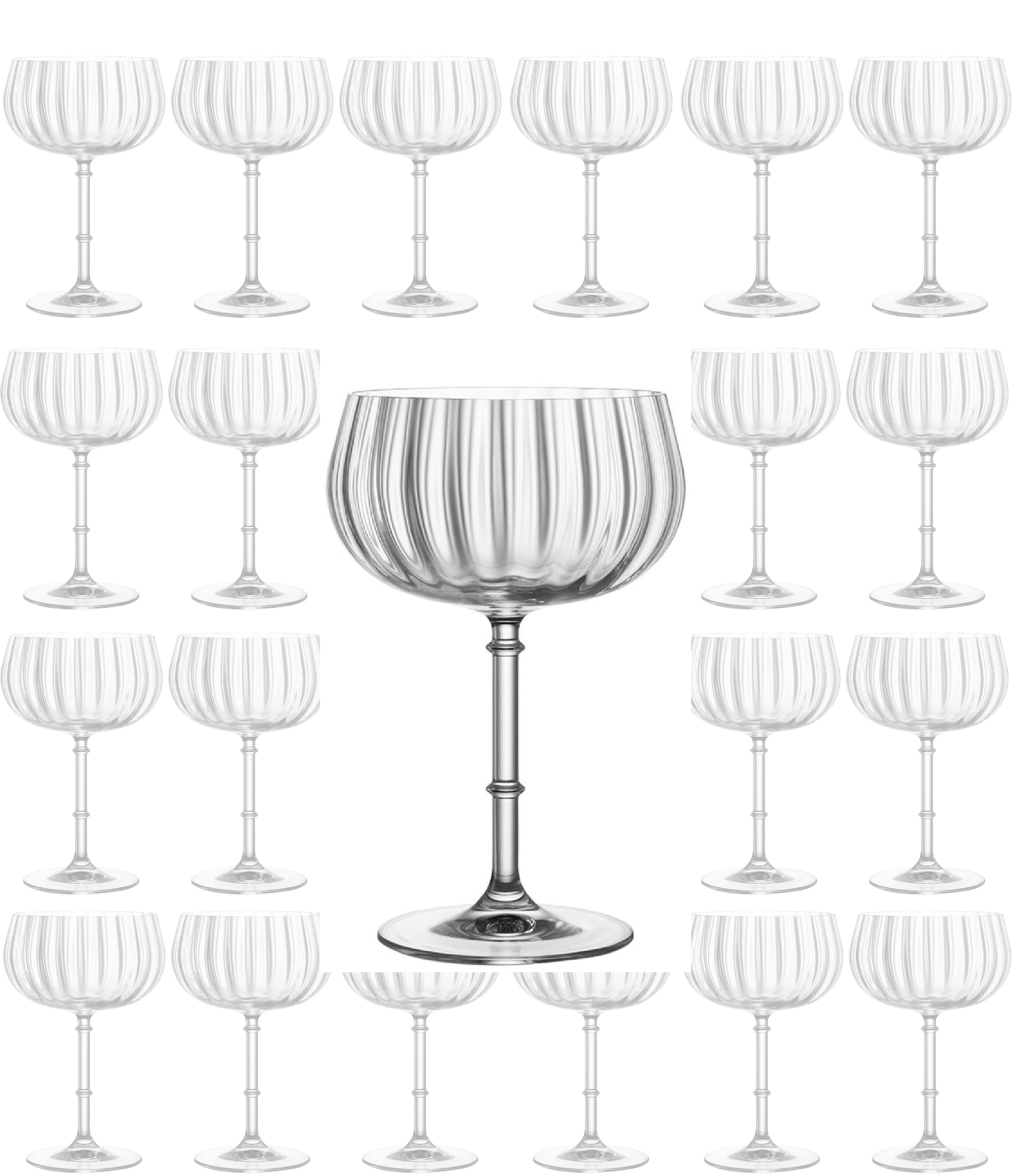 Rims Orient-coupe Wine Glasses - (355 Ml / 12 Fl. Oz.)