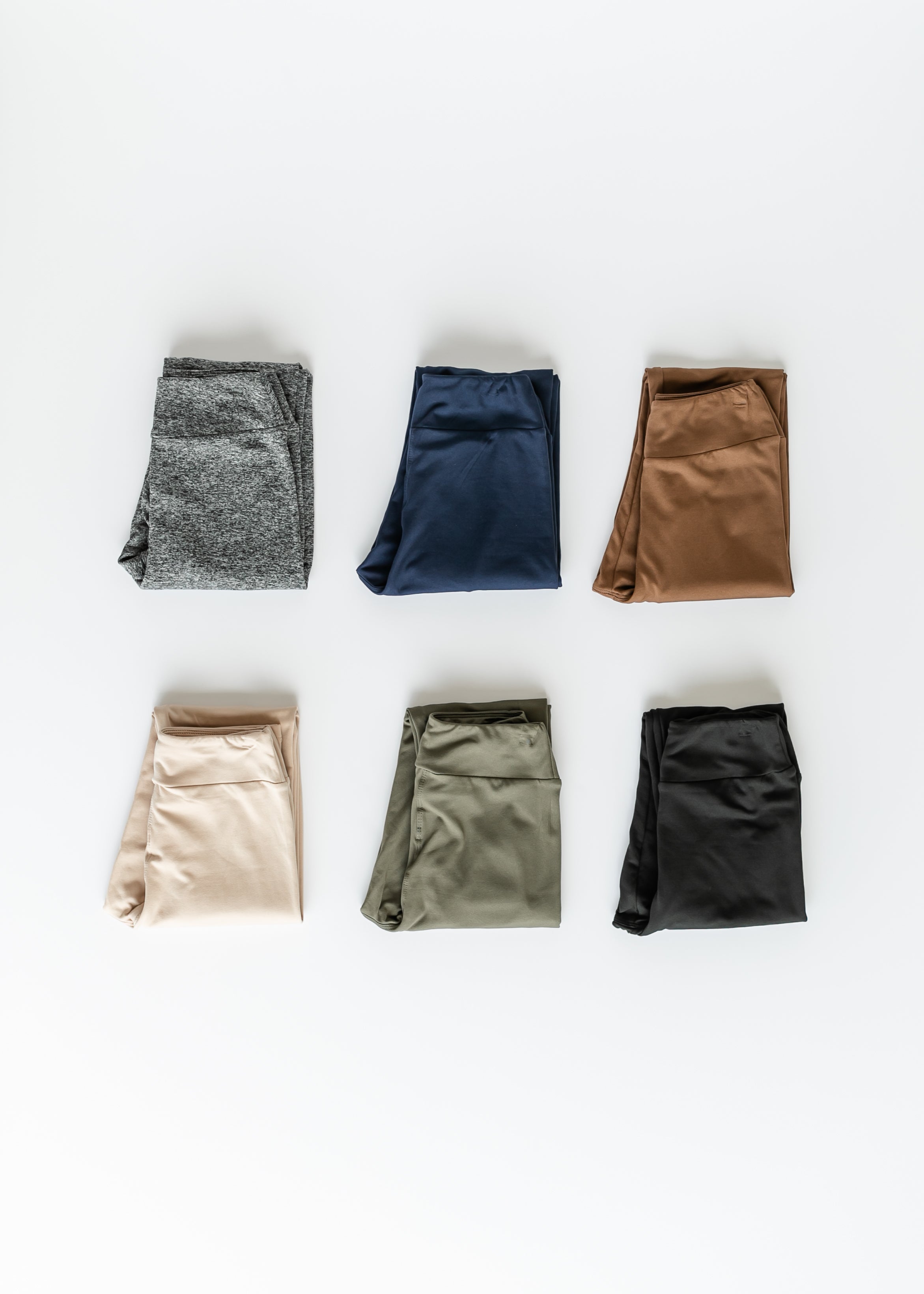 Women's Brown No Cling Leggings