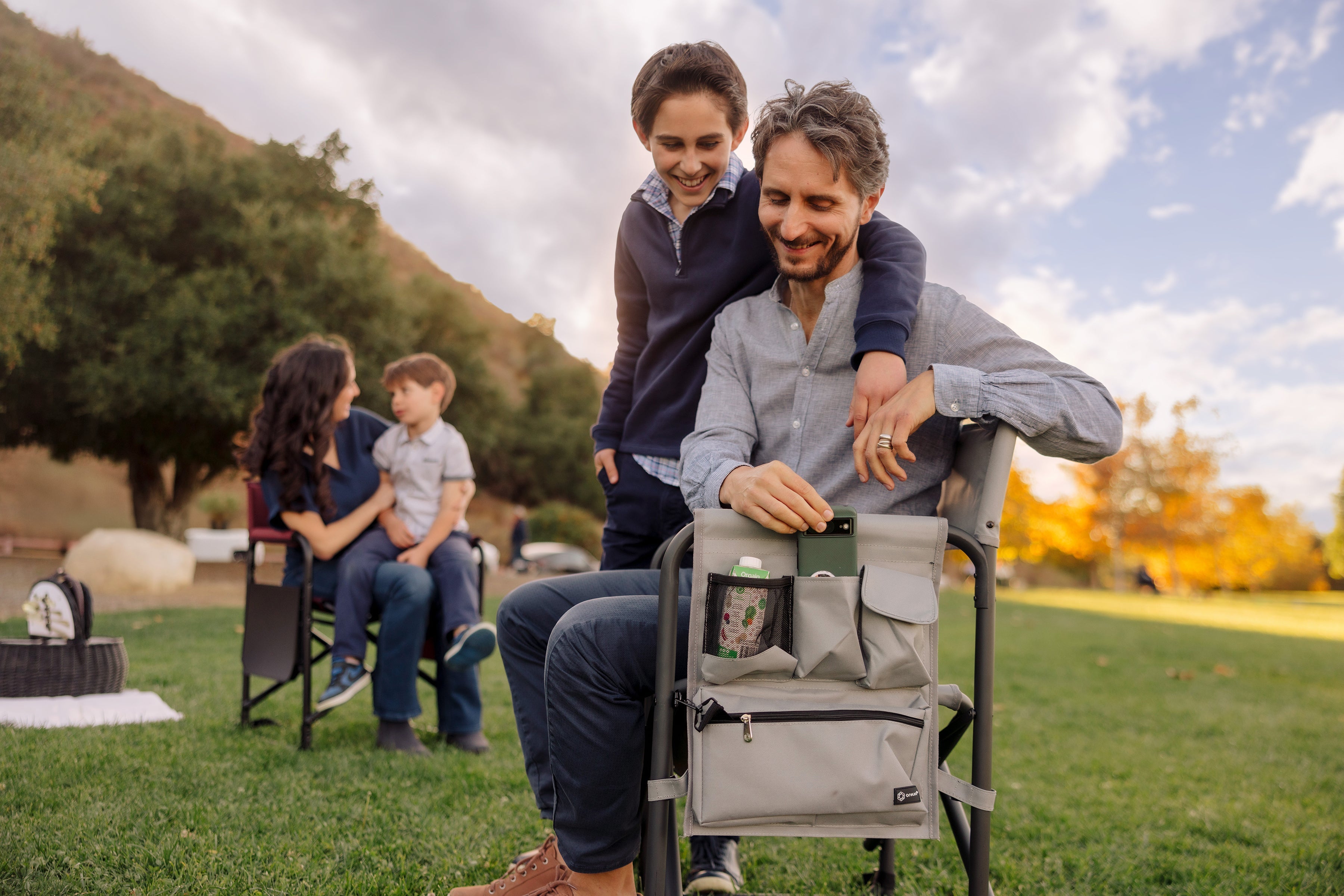 Purple Sports Chair With Side Table