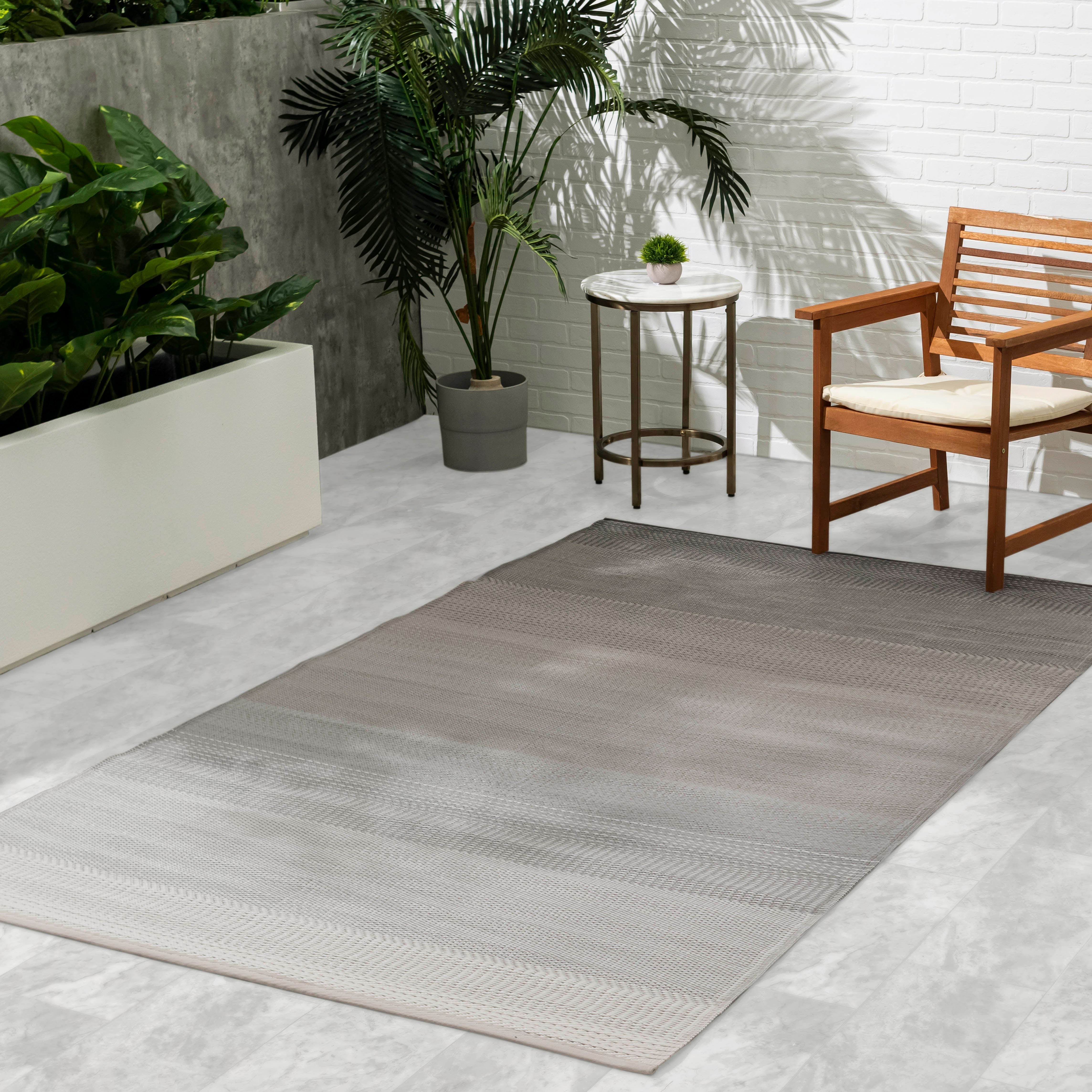 Big Sur - Ash Outdoor Rug For Patio