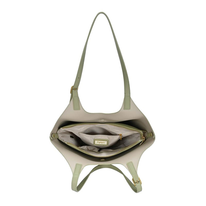 Isabelle 2 In 1 Scoop Neck Tote